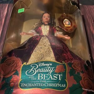 Mattel Disneys Beauty & the Beast - The Enchanted Christmas Doll 1997 Vintage